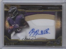 2015 Topps Strata Clear Cut Rookies Gold 19/25 Breshad Perriman Patch Auto 0c6