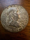 1963 Benjamin Franklin Half Dollar 90% Silver, Circulated
