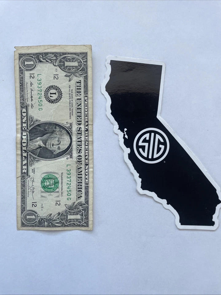 Sig Sauer California Logo Black Sticker 5.5” Inch - Image 4 of 4