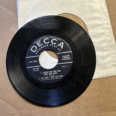 Kitty Wells It Wasn't God Who Made Honky Tonk Angels Things I Might Have Been