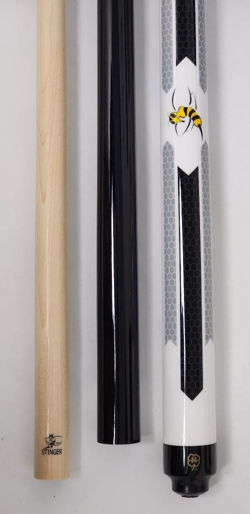 MCDERMOTT STINGER NG07 Three Piece Black & White BREAK JUMP POOL
