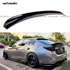 FOR 14-24 INFINITI Q50 JDM V2 STYLE GLOSS BLACK REAR WINDOW ROOF TOP SPOILER LID