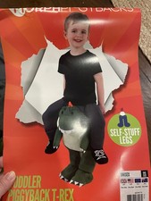 Morph piggyback toddler T-Rex piggyback costume one size