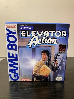Elevator Action Nintendo Game Boy 1991 Natsume Authentic Tested & Working 