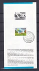 [AG7482] Belgium N°2150 Comics Smurfs Mailfolder COB FDC € 20,00 SUPERB