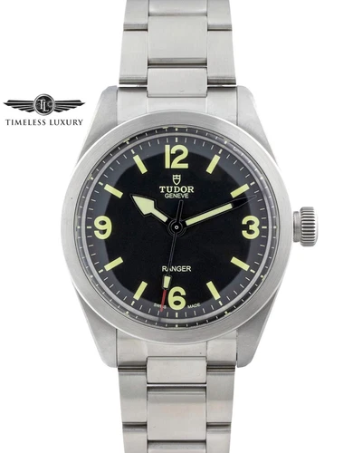 2022 Tudor Ranger 79950 Stainless Steel 39mm Black Dial Unworn w/ Box & Card