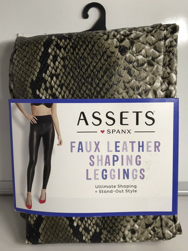 SPANX ASSETS LEGGINGS SIZE M FAUX 