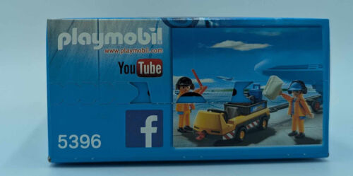 PLAYMOBIL 5396 Flugzeugschlepper mit Fluglotsen Flugzeug Flugehafen Lotsen NEU - Bild 7 von 9