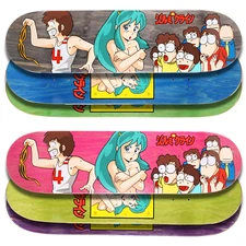 JK Industries Lum Chan Beautiful Dreamer 8.25" Hand Screened Assorted Stain Deck