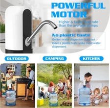 Portable Electric Automatic Water Bottle Pump Drinking Water Pump Fit Dispenser