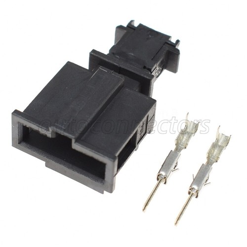 For VW Audi VAG - 2 Pin Male & Female Connector Plug Kit 3B0972712 1J0971972 - Picture 2 of 3