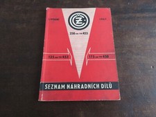 CZ 125 175 453 450 1961 spare parts list parts catalog parts catalog