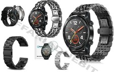 Cinturino Huawei Acciaio inox Watch GT GT2 GT 2 Pro GT2e GT3 vetro temperato