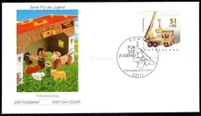 FDC Germany, 2002. Toys and Games Scott B903