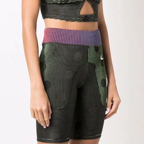 Nike x Off White Dri Fit Performance Fit Ribbed Polka Dot Athletic