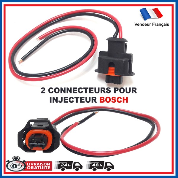 2X Reparatursatz Steckverbinder Dampfstrahlspeisepumpe Bosch 2.0 HDI & 2.0 JTD-image