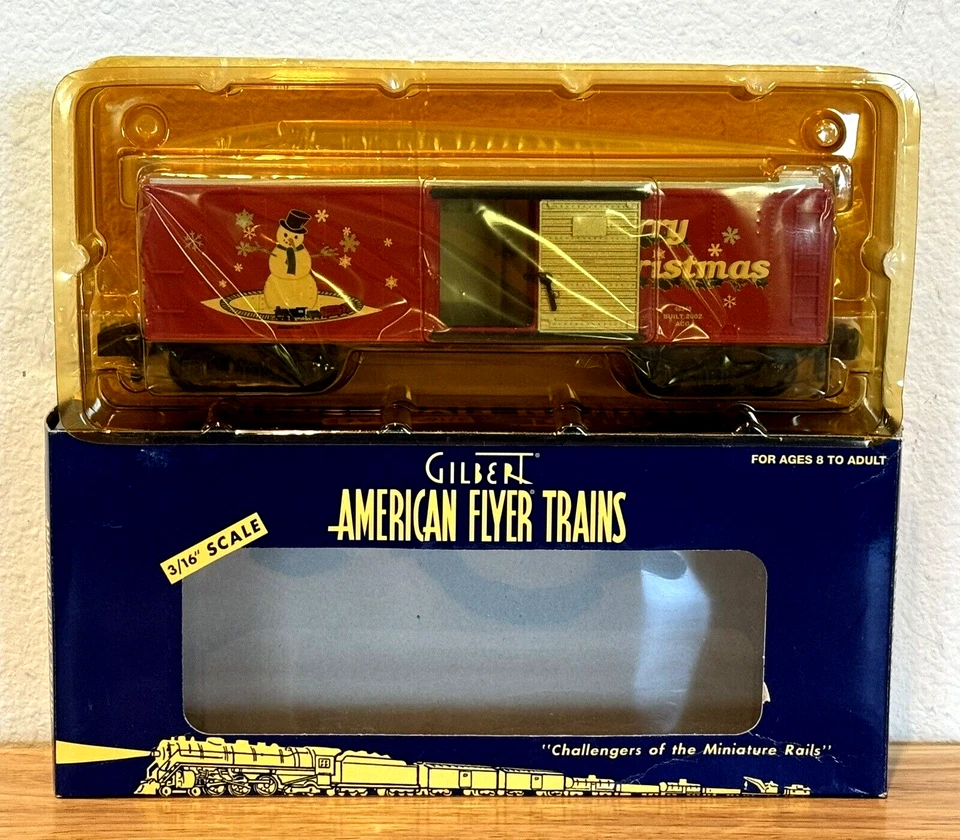 2002 VINTAGE NOVO LIONEL GILBERT VAGÃO DE NATAL TRENS PANFLETO AMERICANO CALIBRE S - Imagem 2 de 4