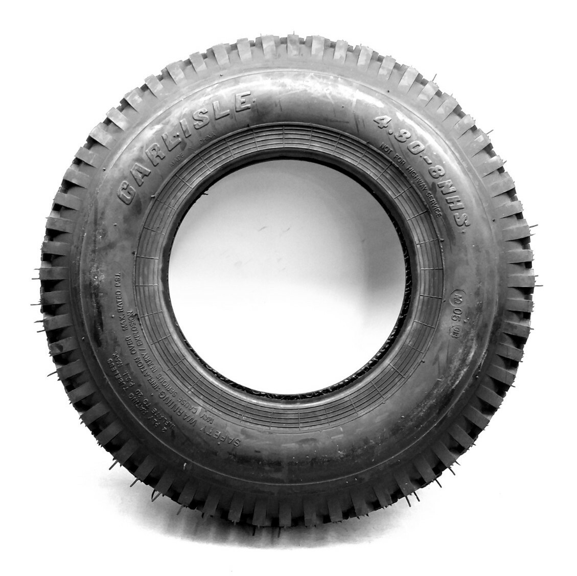 TIRE 480X400X8 (4.80X4.00X8) STUD 2PLY CARLISLE