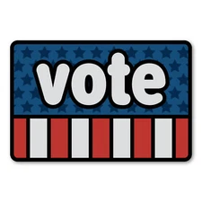 Vote Rectangle Magnet