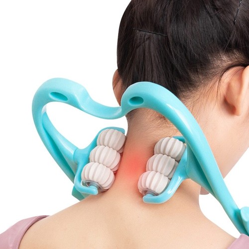 Neck Massager for Neck Shoulder Trigger Point Plastic Pressure Point Therapy - Bild 5 von 22