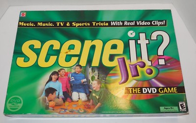 2004 Scene It Jr Edition DVD Board Game 100% Complete