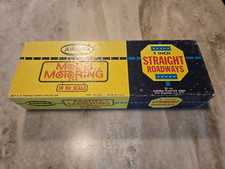 AURORA Model Motoring 1517 9" Straight Roadway T-Jet Original Box of 6 pieces