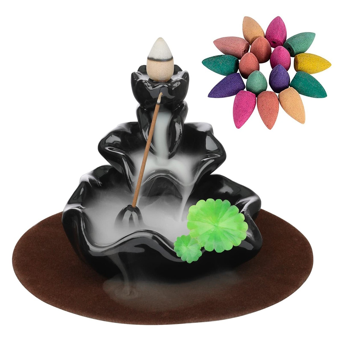 【新品未使用】CALMA STORE INCENSE HOLDER & BASE Incense Holder & Base＋Shade＋ASINO STICK＋DRING – calma