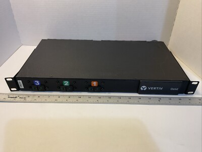 Vertiv Geist U1076 PDU Rackmount Tested And Working With Power Connector