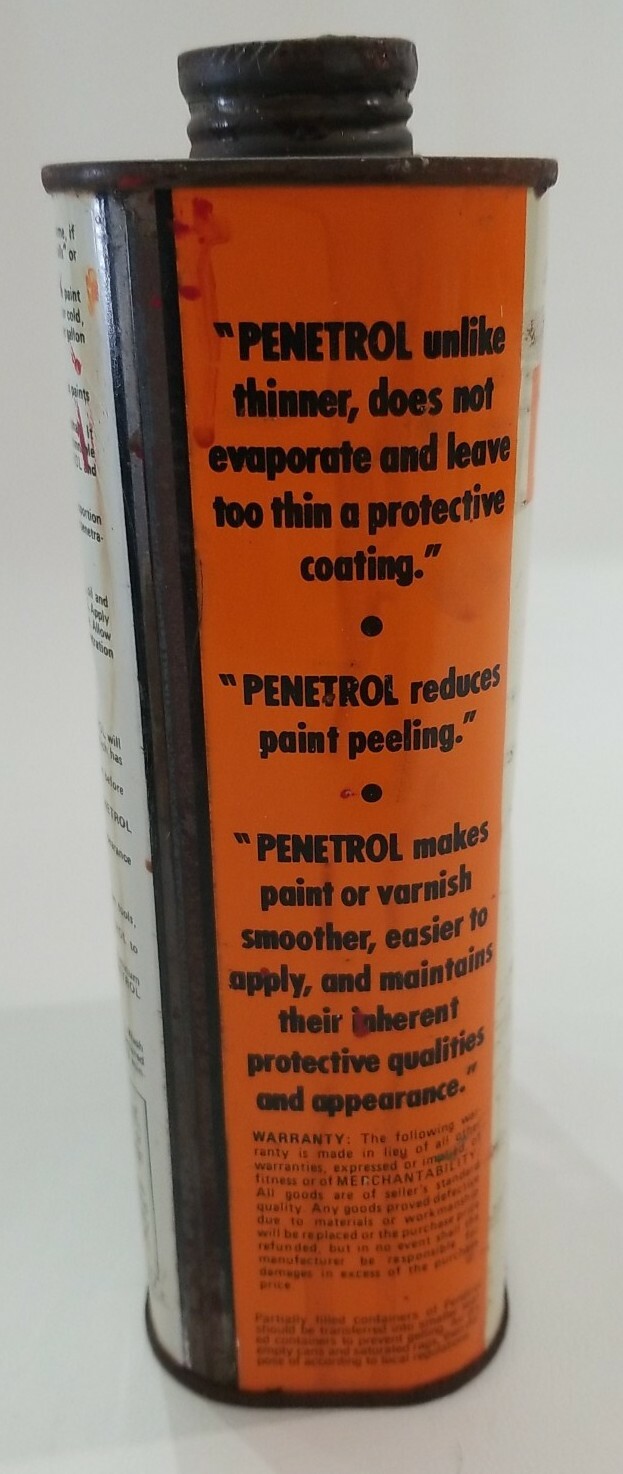 Flood Quality Paint Conditioner Tin Can vintage 1985 Movie