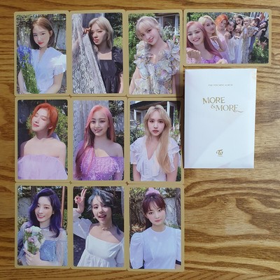 Pre Order Benefit 10pcs Photocard Set C Ver Twice 9th Mini Album More More Ebay