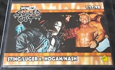 WCW NWO 1999 Topps Nitro Card Sting Luger Hulk Hogan Nash WWE Legends Sticker S1
