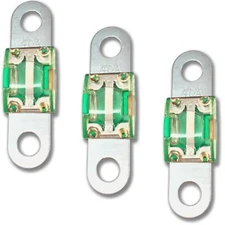 3-Pack MIDI/AMI 40A Bolt-On Fuse Stud Mount for Auto and Marine Applications