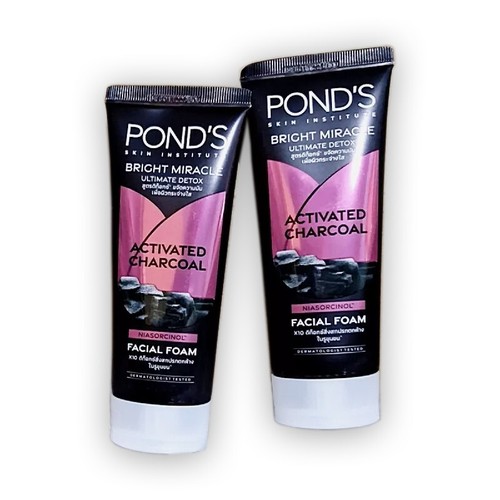 2 x Facial Foam Pond'S Bright Miracle Ultimate Detox Activated Charcoal 90G - 第 4/5 張圖片
