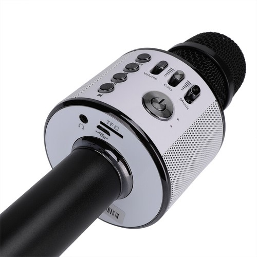 Wireless Bluetooth Handheld Karaoke Microphone Speaker KTV Player Kids Mic Party - Picture 3 of 12