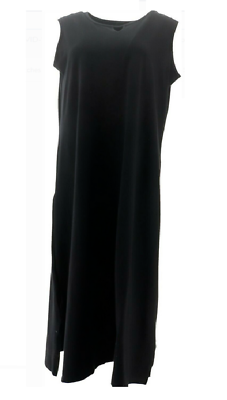 Denim & Co. Essentials Petite Perfect Jersey Maxi Dress, Black, Size PS |  eBay