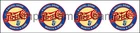 (4) PEPSI VINTAGE STYLE WORTH A DIME  DECAL 1"