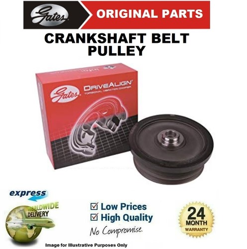 GATES CRANKSHAFT BELT TVD PULLEY for PUCH GMODEL W463 G500 1998-1999 - Imagen 1 de 2