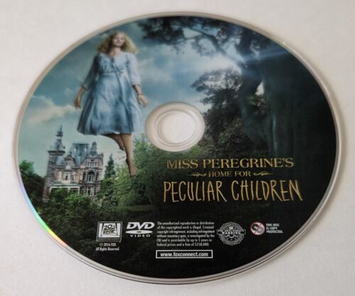 Miss Peregrine's Home for Peculiar Children (DVD, 2016) Region 1 *Disc Only - Picture 1 of 1
