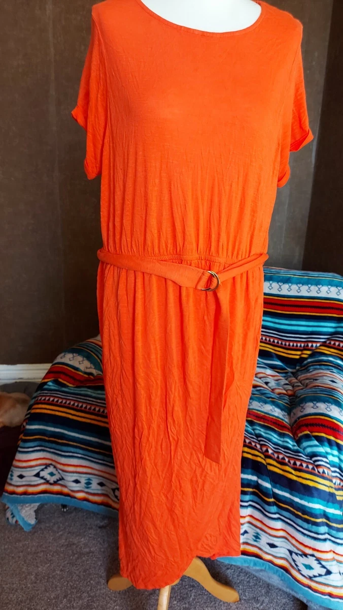 M&s hotsell orange dress