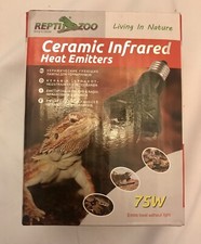 Repti-Zoo Ceramic Infrared Heat Emitter Reptile Heater New in Box