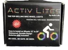 Activ Life Bike Wheel Lights (2 Tire, Patriotic) Top Easter Basket Stuffers for 