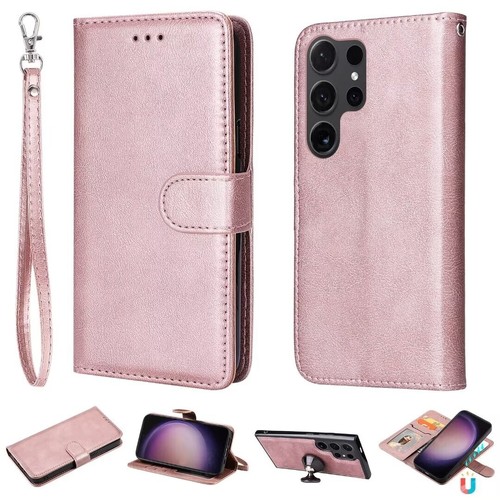 Custodia a portafoglio rimovibile in pelle PU per iPhone 16 15 14 13 12 11 Pro Max 7 8 SE2 - Foto 6 di 23