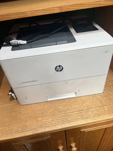 HP LaserJet Pro M501 printer barely used including ink and power cable
