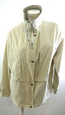 Iz Sport Women's Tan & Celery Microfiber Zip Up Jacket Size L