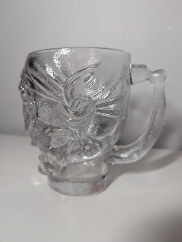 Glass Skull Stein Guy Fieri's American Kitchen Bar Cancun Mexico - Picture 5 of 10