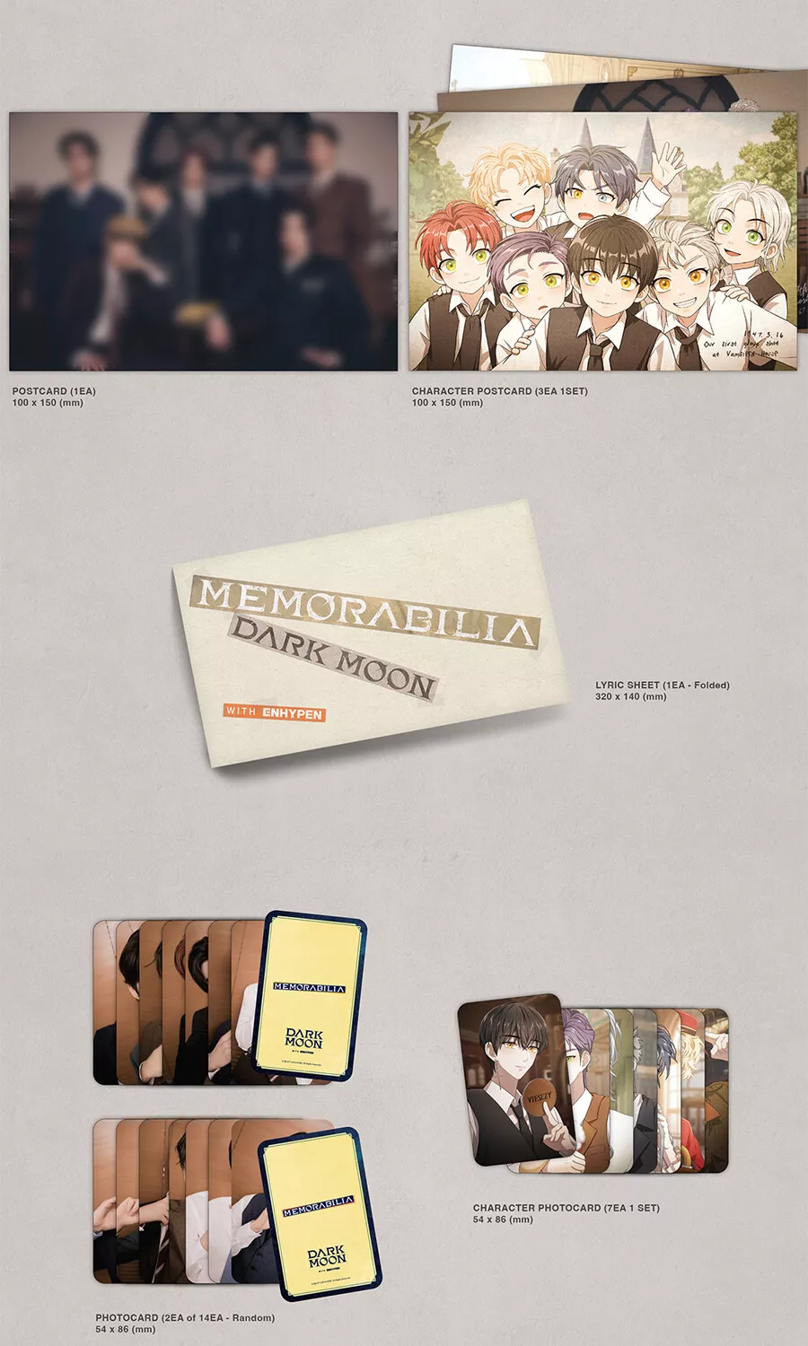 ENHYPEN [MEMORABILIA] DARK MOON SPECIAL ALBUM [MOON/VARGR
