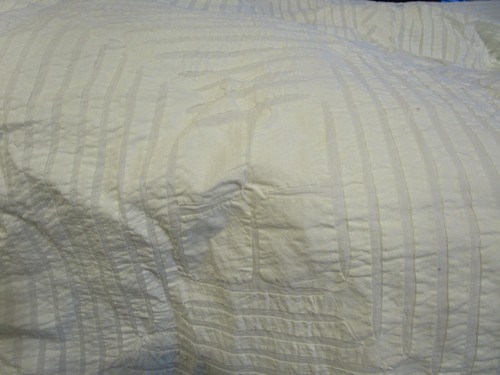 West Elm Reverse Applique quilt king  white New wo tag - Afbeelding 2 van 3