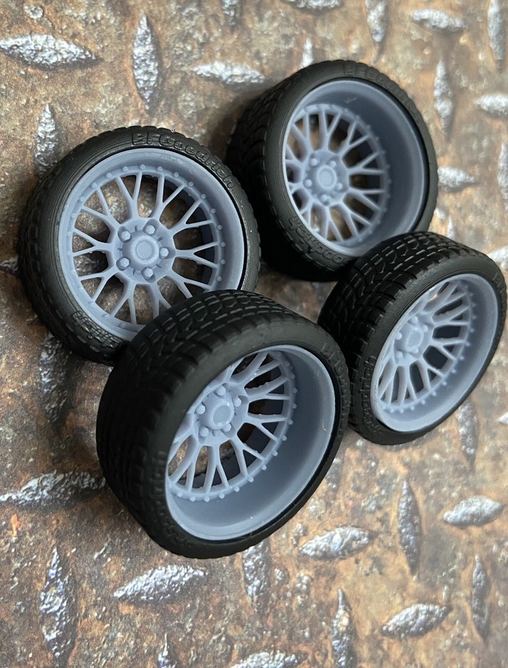 Resin 21/20 Inch BBS “Boss” Model car Wheels and Tires 1/24 1/25 scale eBay