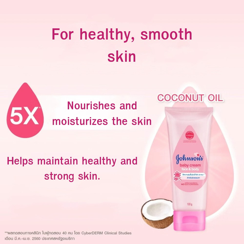 Baby Cream Sensitive Skin Babies All Over Care Natural Johnson's 3 Oz 100 g x 2 - Picture 6 of 7