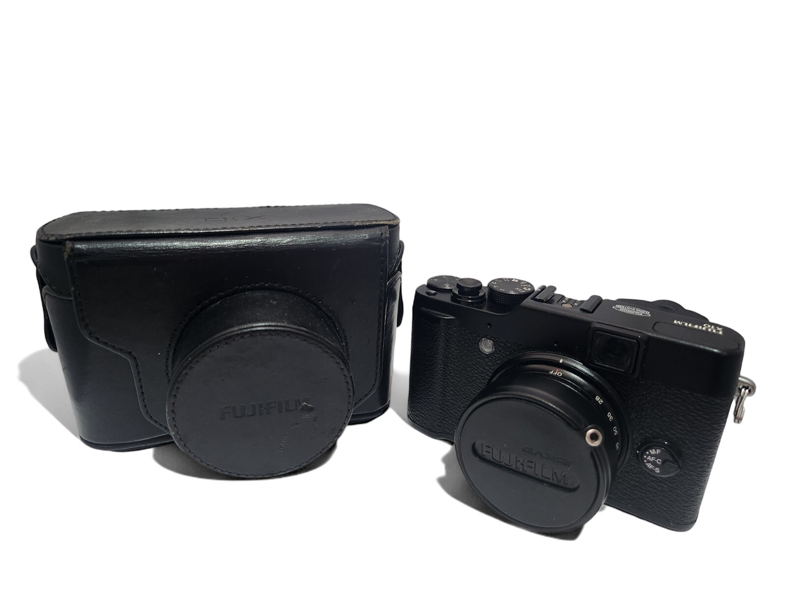 Fujifilm X10 12MP Digital Camera with Leather Case and Premium Lens